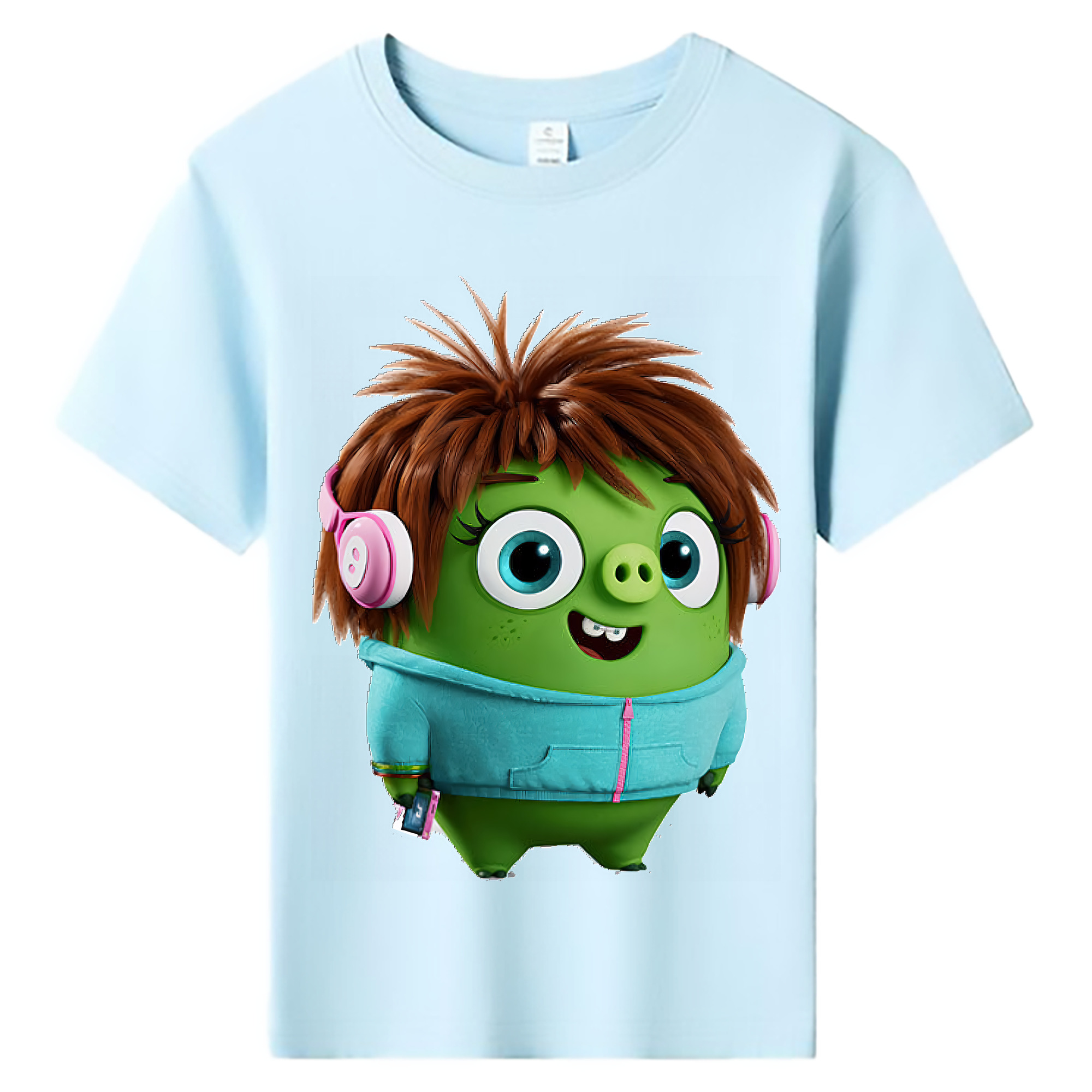 （画像用） Angry Birds アングリーバード 綿100％キッズTシャツ（フロントプリント）